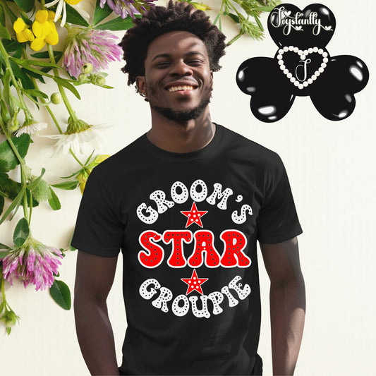 Black Tee. Funny Bachelor Party Shirt.