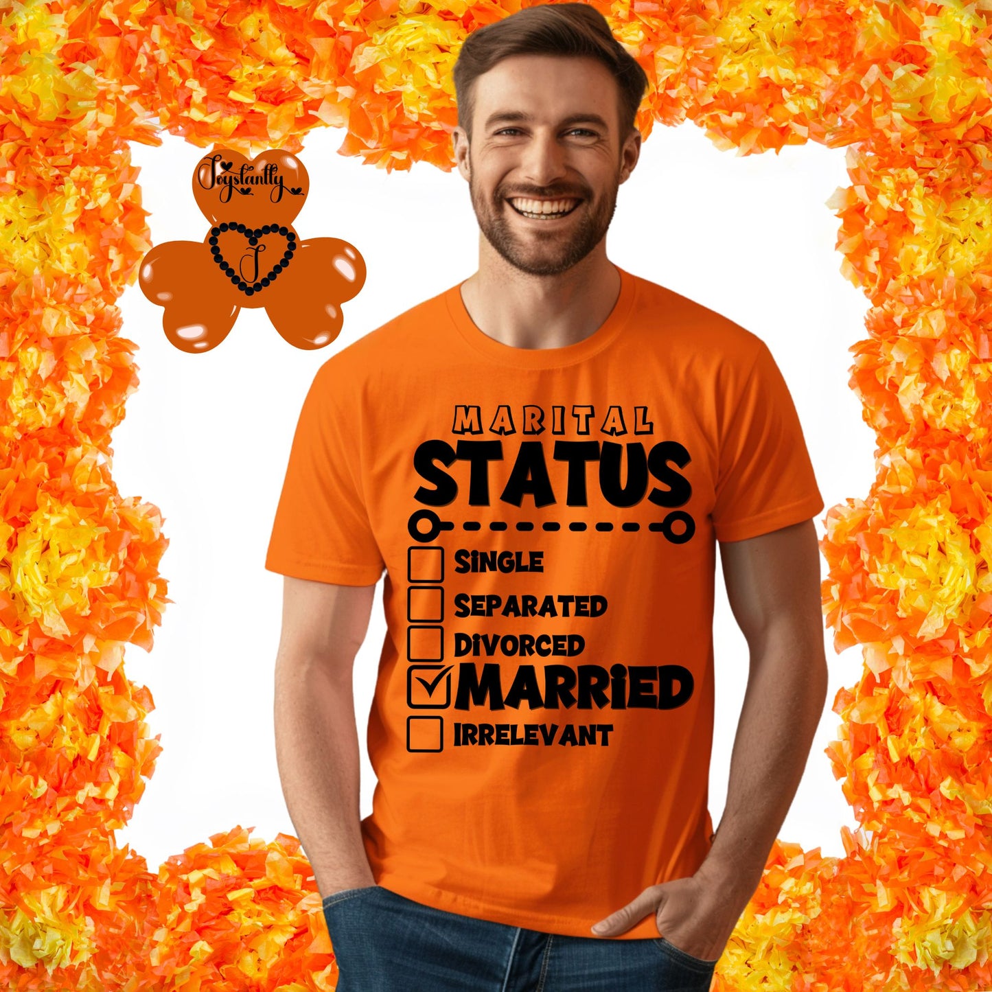 Grooms Honeymoon Orange T-shirt
