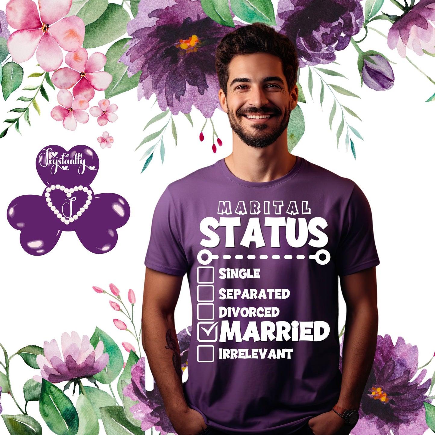Grooms Honeymoon Purple T-shirt