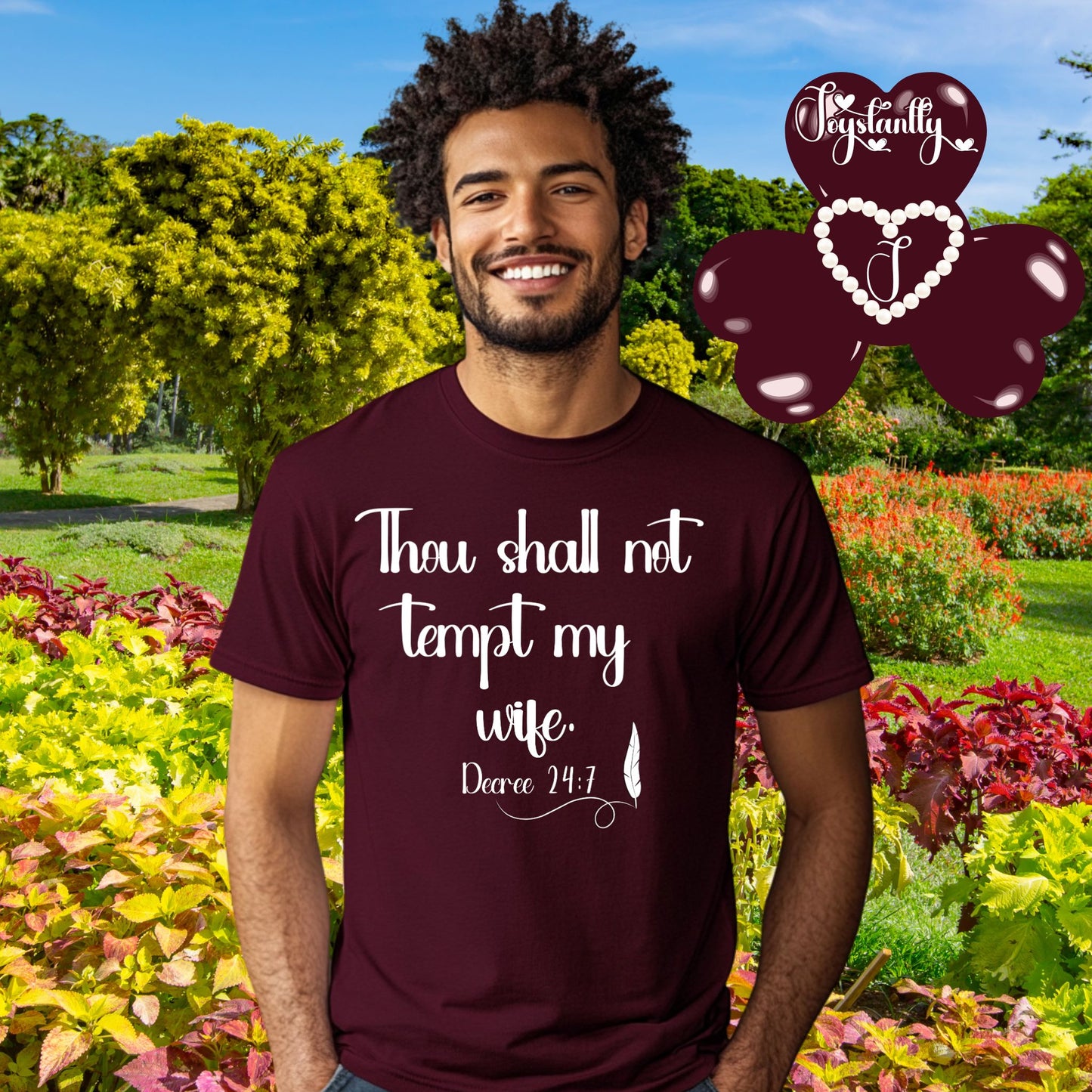Maroon Shirt. Funny Shirt For Newlyweds