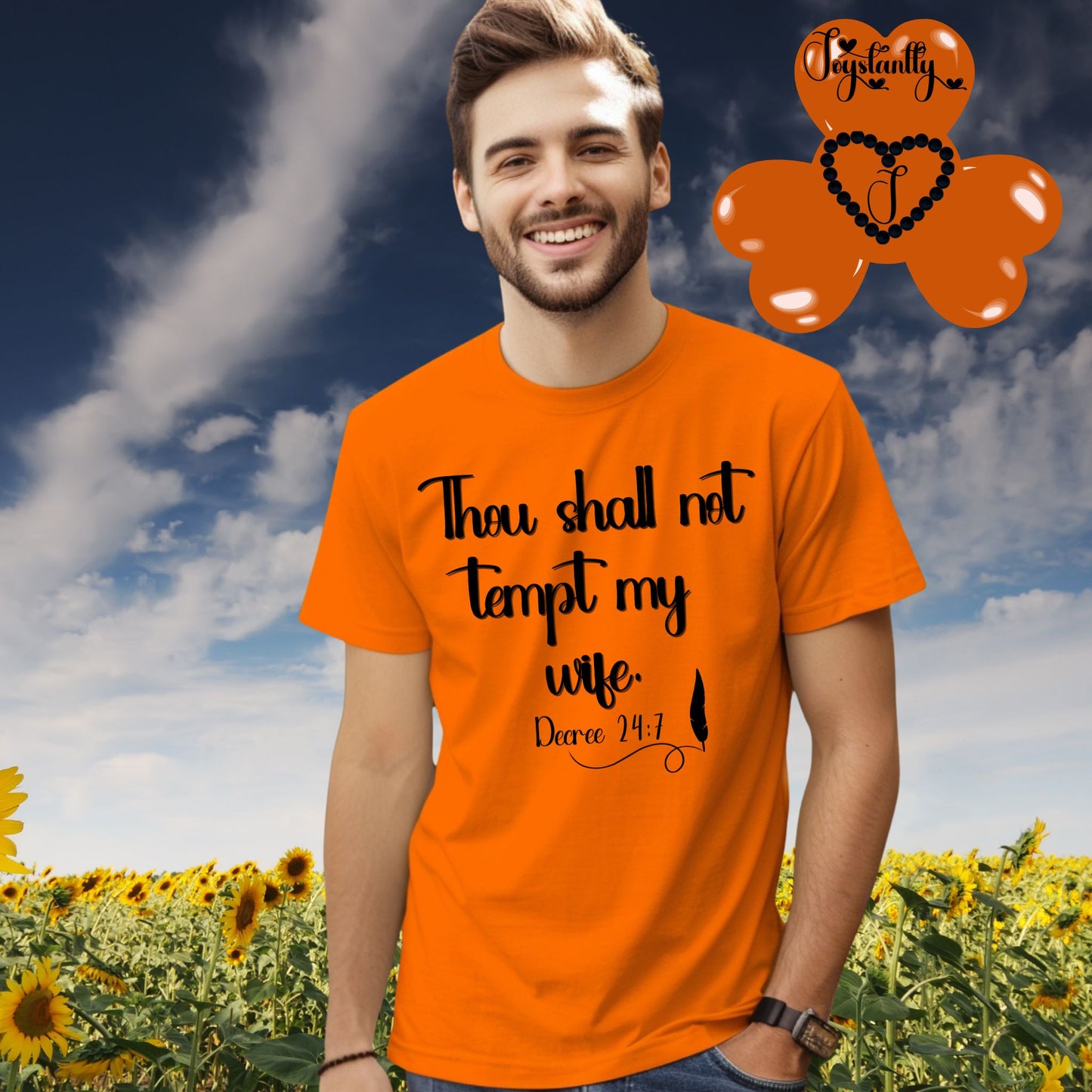 Orange Shirt. Funny Shirt For Newlyweds