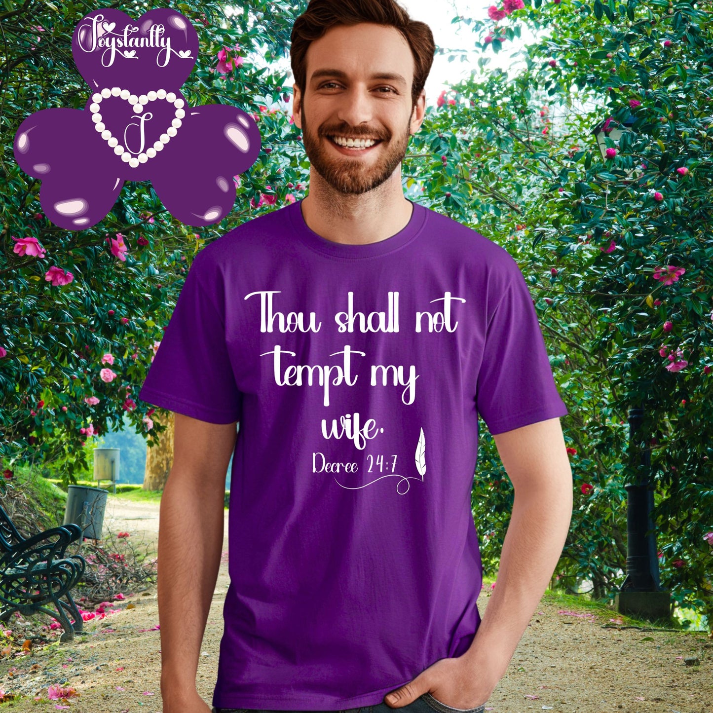 Purple Shirt. Funny Shirt For Newlyweds