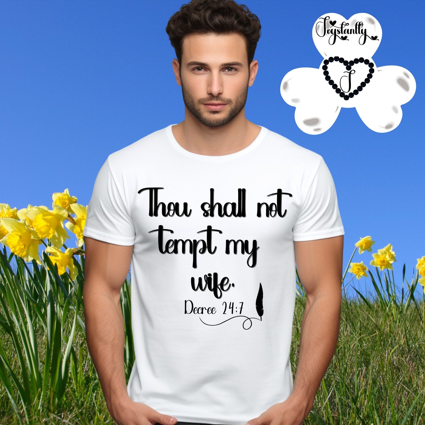 White Shirt. Funny Shirt For Newlyweds