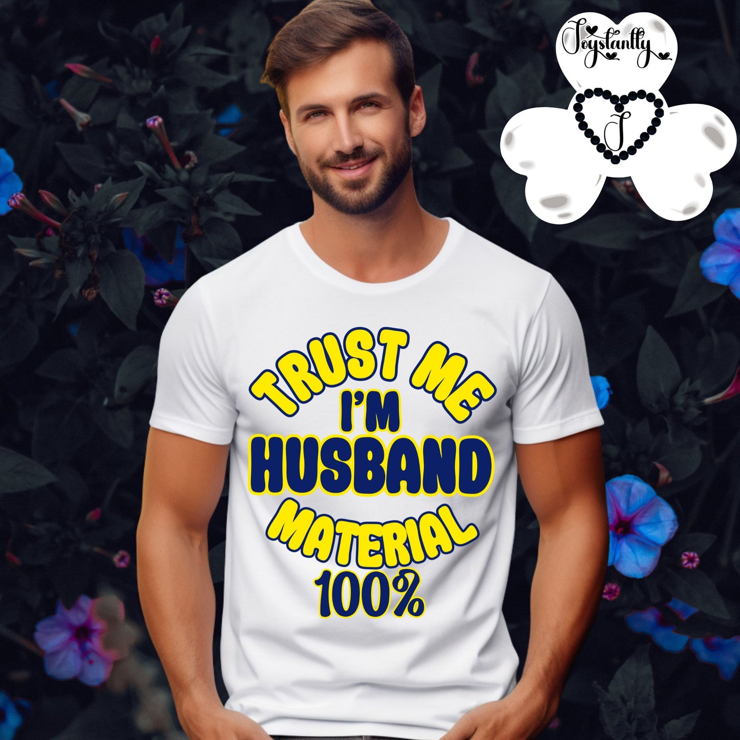 White T-shirt. Funny T-shirt for bachelor's party.
