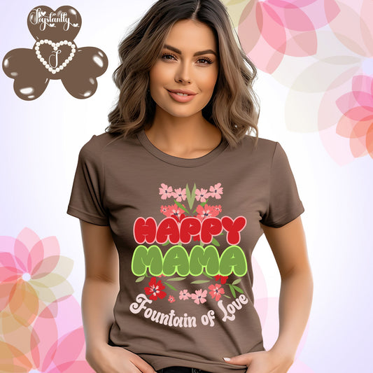 Perfect Shirt For Happy Moms. Mother's Day Brown Shirt