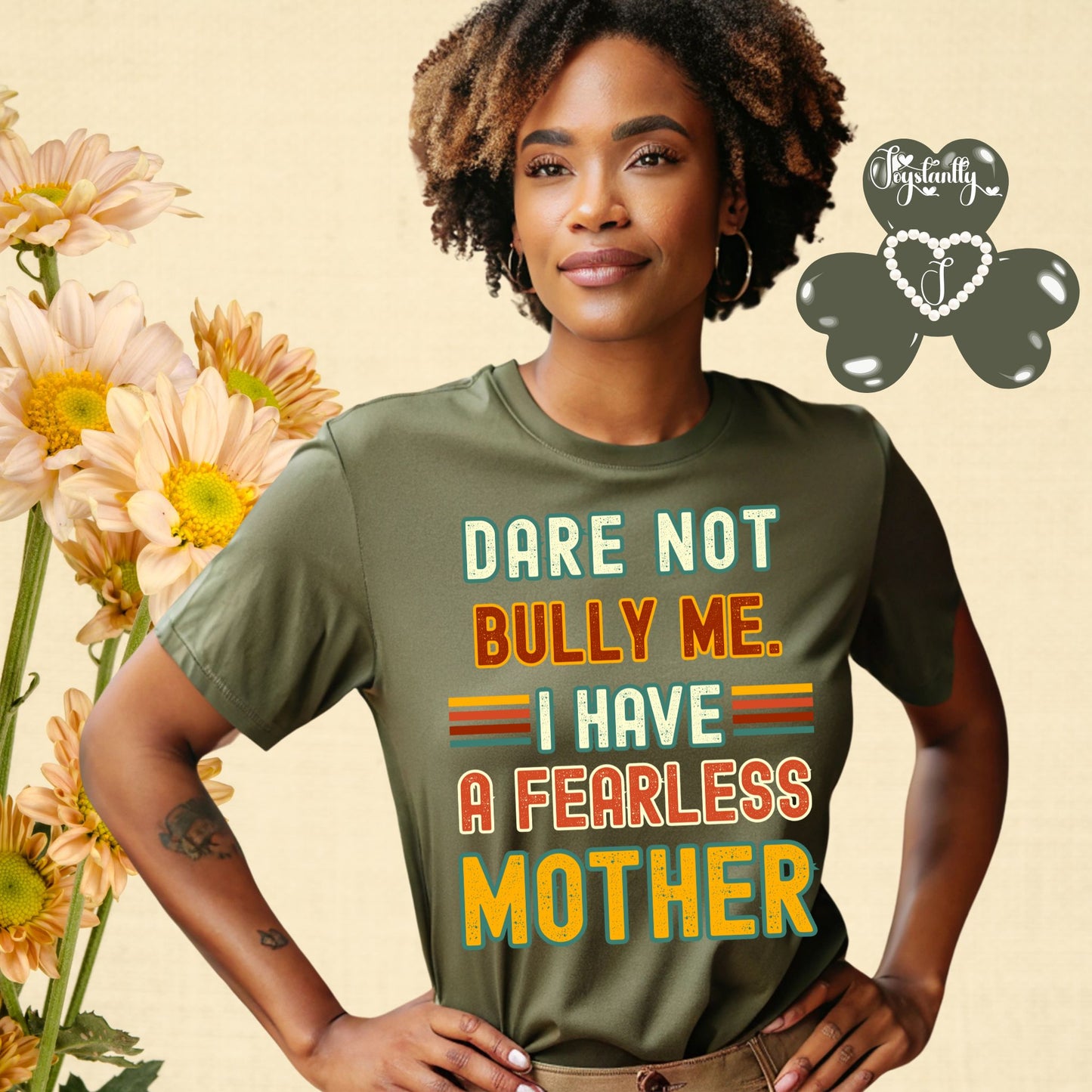 Perfect Shirt For Brave Moms. Mother's Day Military Green Shirt. Perfect Gift for Mothers