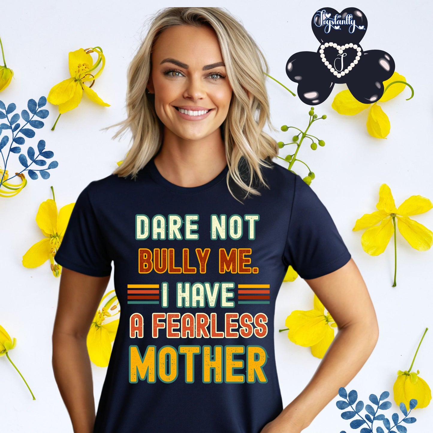 Perfect Shirt For Brave Moms. Mother's Day Navy Blue Shirt. Perfect Gift for Mothers