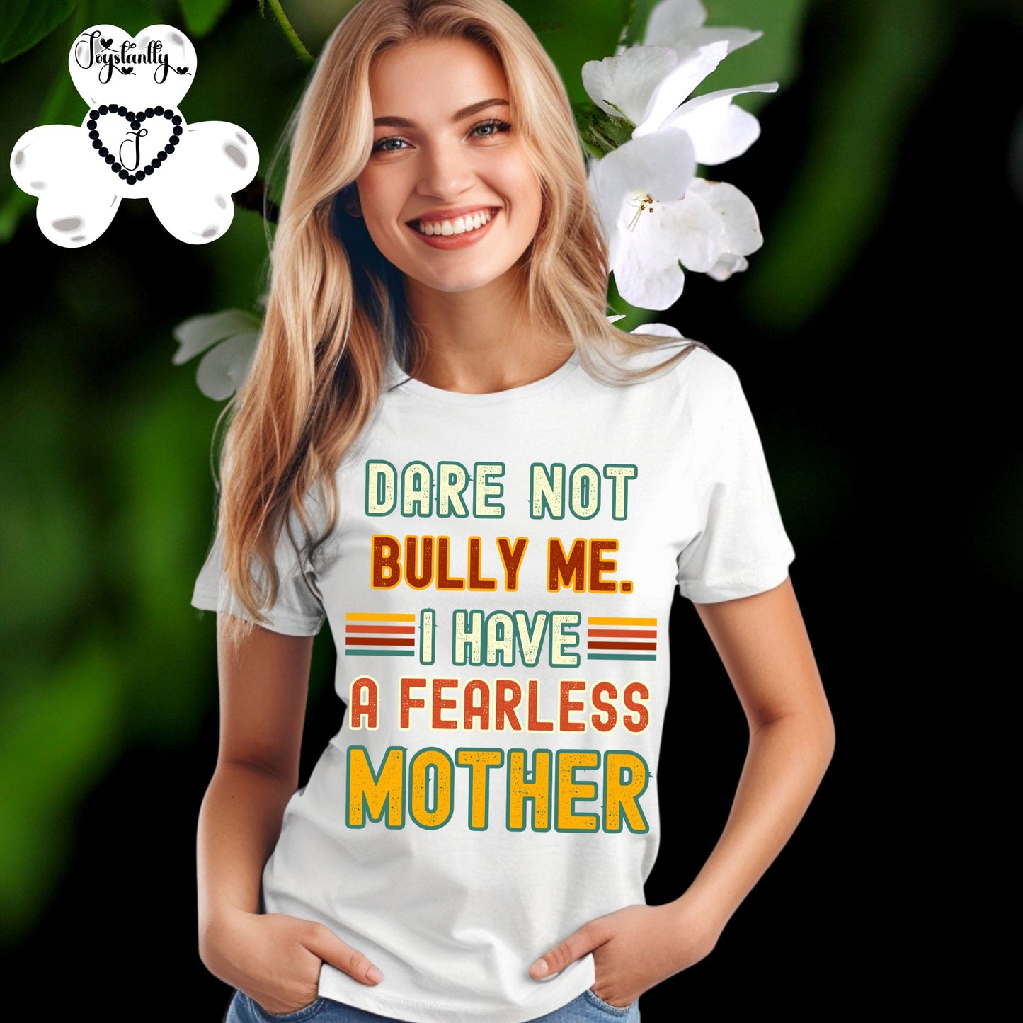 Perfect Shirt For Brave Moms. Mother's Day White Shirt. Perfect Gift for Mothers