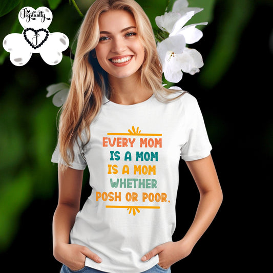 Perfect Shirt For Wise Moms. Mother's Day White Shirt