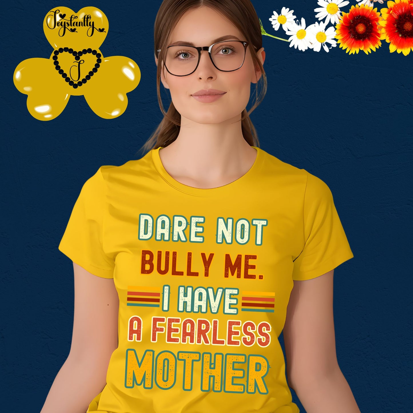 Perfect Shirt For Brave Moms. Mother's Day Yellow Shirt. Perfect Gift for Mothers