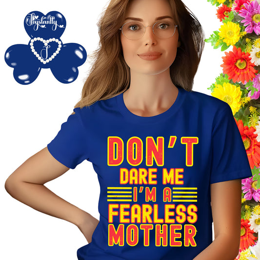 Royal Blue shirt for bold moms. Perfect shirt for bold moms.