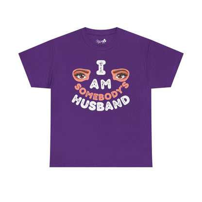 Funny Shirt For Husbands (Front and Back Prints) | I am Somebody's Husband | Super T-shirt