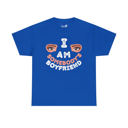Funny Shirt For Boyfriends (Front and Back Prints) | I am Somebody's Boyfriend | Super T-shirt