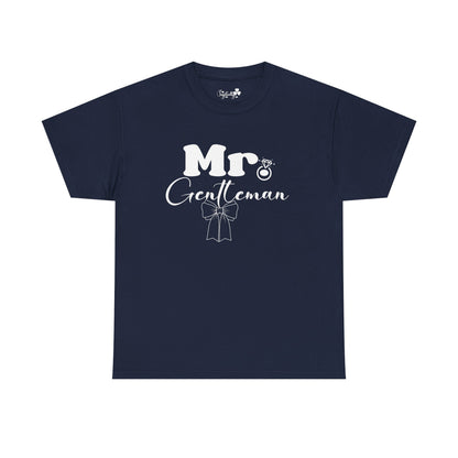 Couple Matching T-shirts | Mrs. Gentlewoman + Mr. Gentleman | Two Super shirts