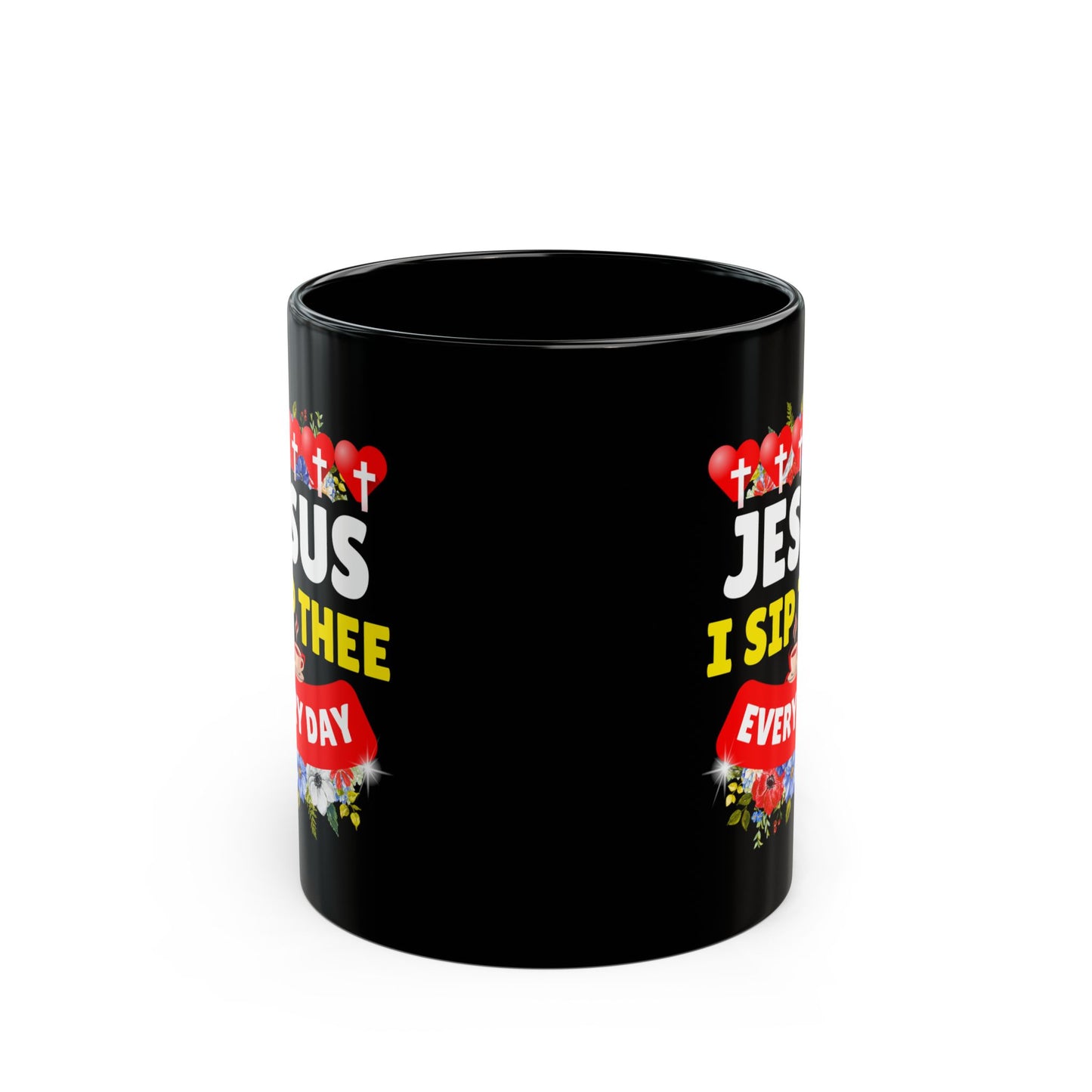 Christian Funny Black Mug, Evangelism Cute Prayer Cup, Jesus Bible Church Gospel Believers, Birthdays, Easter, Christmas Mug
