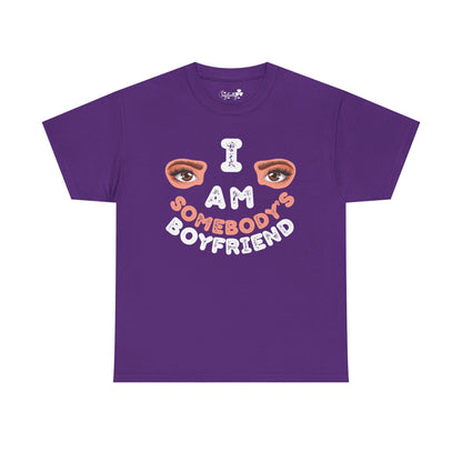 Funny Shirt For Boyfriends (Front and Back Prints) | I am Somebody's Boyfriend | Super T-shirt