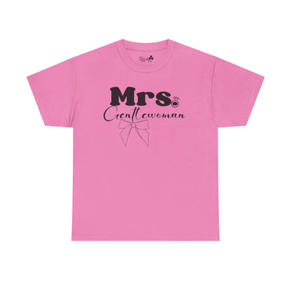Couple Matching T-shirts | Mrs. Gentlewoman + Mr. Gentleman | Two Super shirts