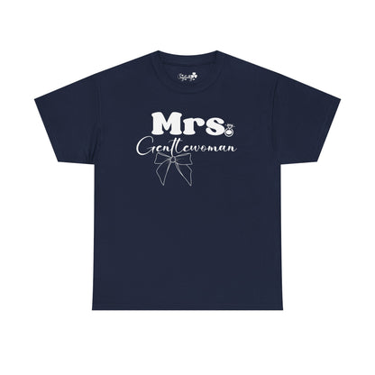 Couple Matching T-shirts | Mrs. Gentlewoman + Mr. Gentleman | Two Super shirts