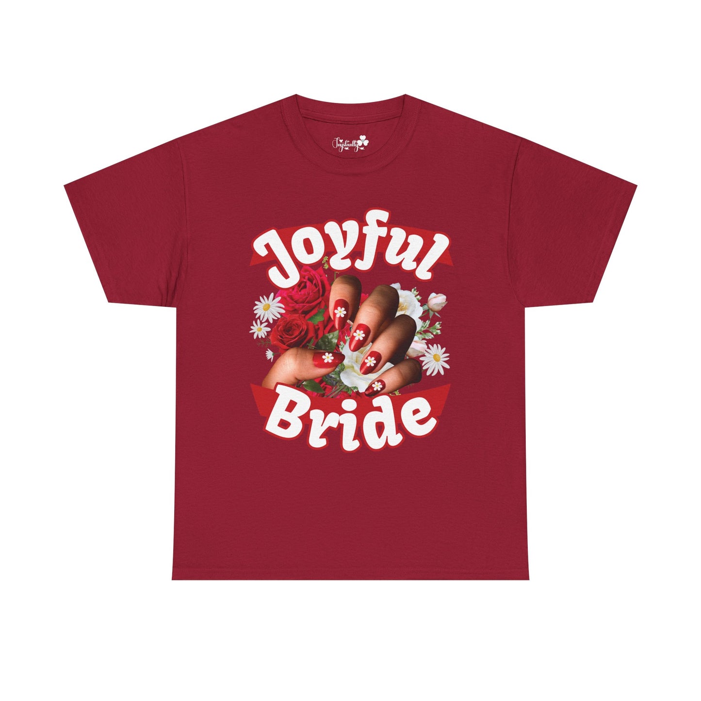 Floral Cute Bachelorette Party Shirt | Joyful Bride  | Super T-shirt