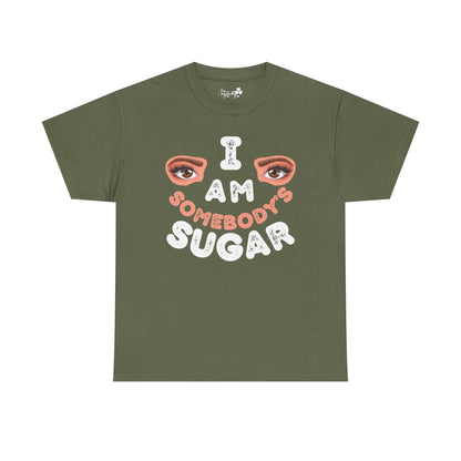 Funny Shirt For Wives (Front and Back Prints) | I am Somebody's Sugar | Super T-shirt