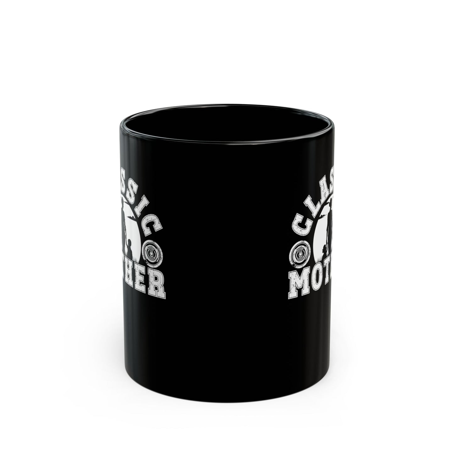 Cute Mom Black Mug: Celebrate Mom’s Classic Love, Perfect Birthday Present, Christmas, Valentine's Day, Mother’s Day Gift