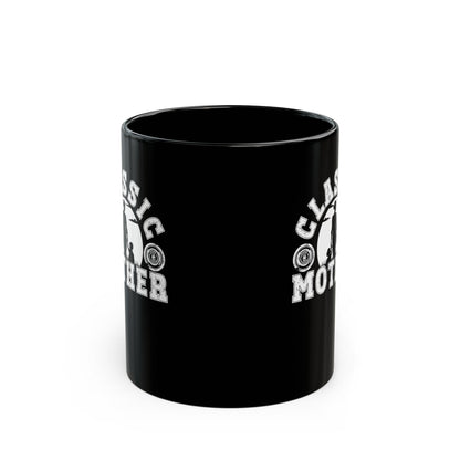 Cute Mom Black Mug: Celebrate Mom’s Classic Love, Perfect Birthday Present, Christmas, Valentine's Day, Mother’s Day Gift