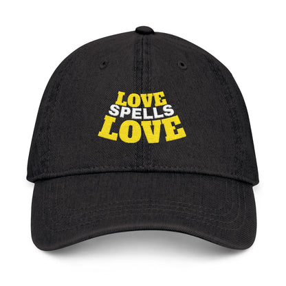 Embroidered Denim Cap | Love Spells Love | Strong Cap