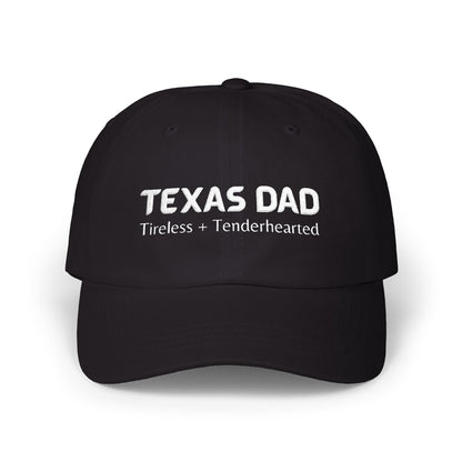 Black Baseball Cap. Best Embroidered Cap For  Texas Dads.