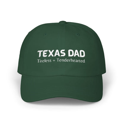 Green Baseball Cap. Best Embroidered Cap For  Texas Dads.