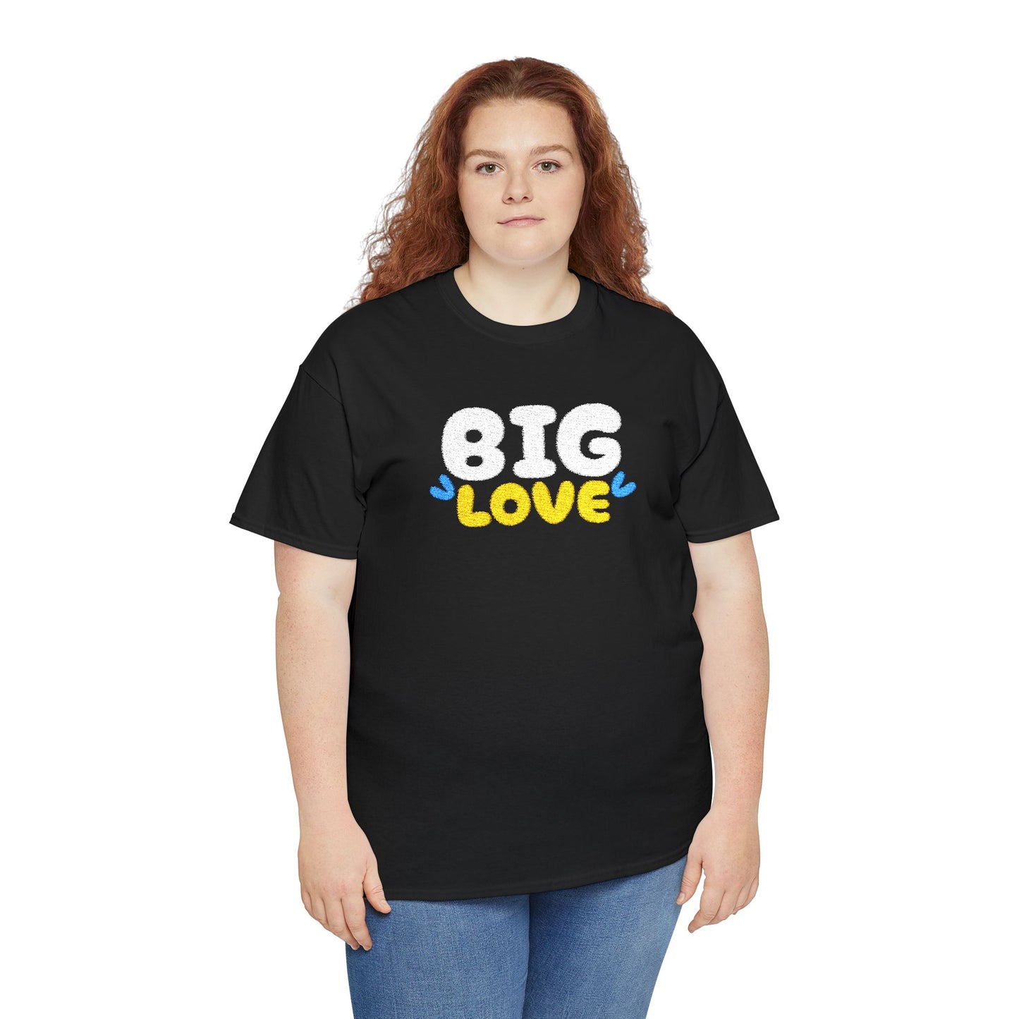 Embroidered T-Shirt | Big Love  | Strong Shirt