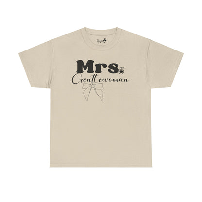 Couple Matching T-shirts | Mrs. Gentlewoman + Mr. Gentleman | Two Super shirts