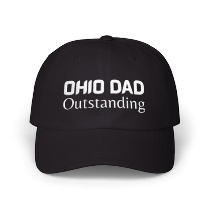 Black Baseball Cap. Best Embroidered Cap For Ohio Dads.