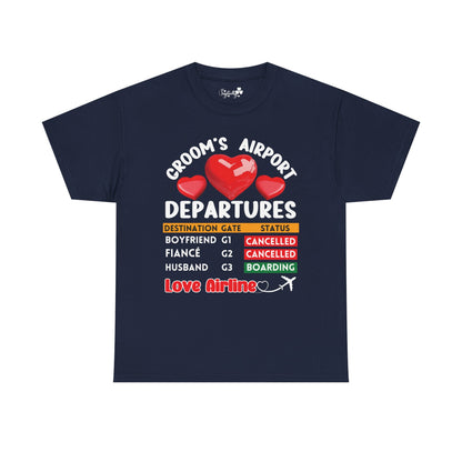 Couple Engagement Party T-shirts | Groom's and Bride's Airport | Super Shirts