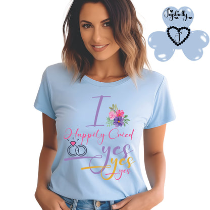 Bridal Shower Baby Blue T-shirt