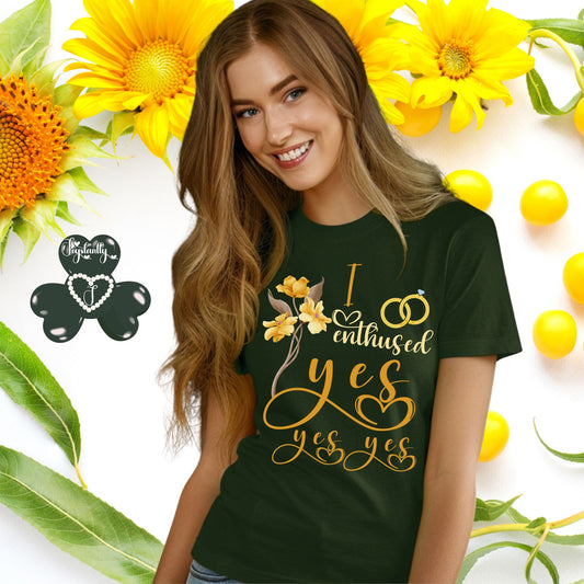 Bridal Shower Forest Green T-shirt