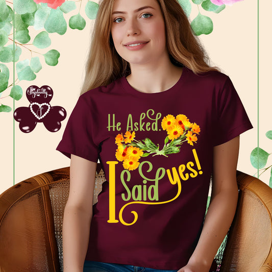Bridal Shower Maroon T-shirt