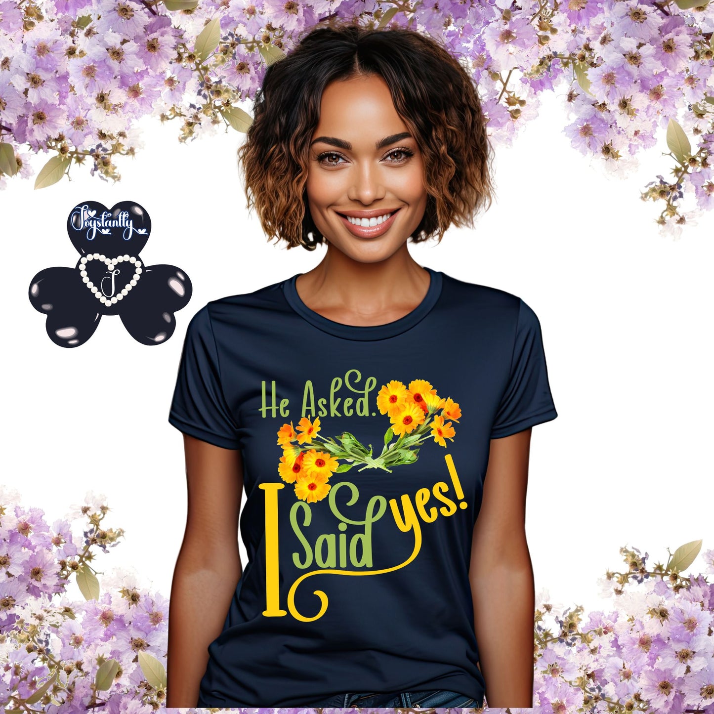 Bridal Shower Navy Blue T-shirt