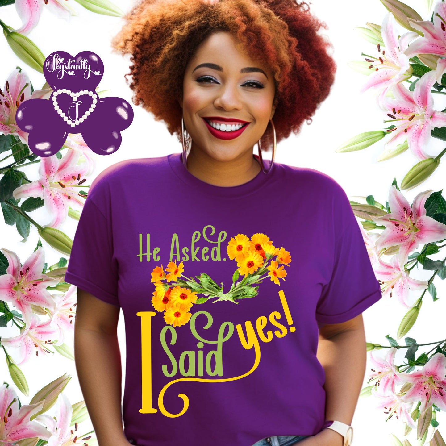 Bridal Shower Purple T-shirt