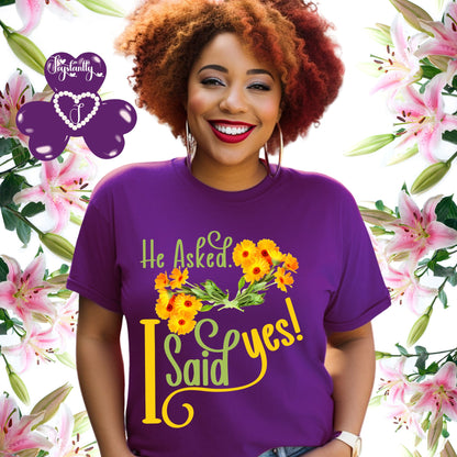 Bridal Shower Purple T-shirt