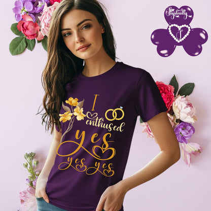 Bridal Shower Purple T-shirt