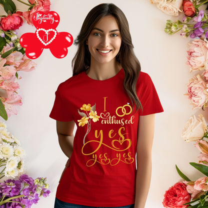 Bridal Shower Red T-shirt