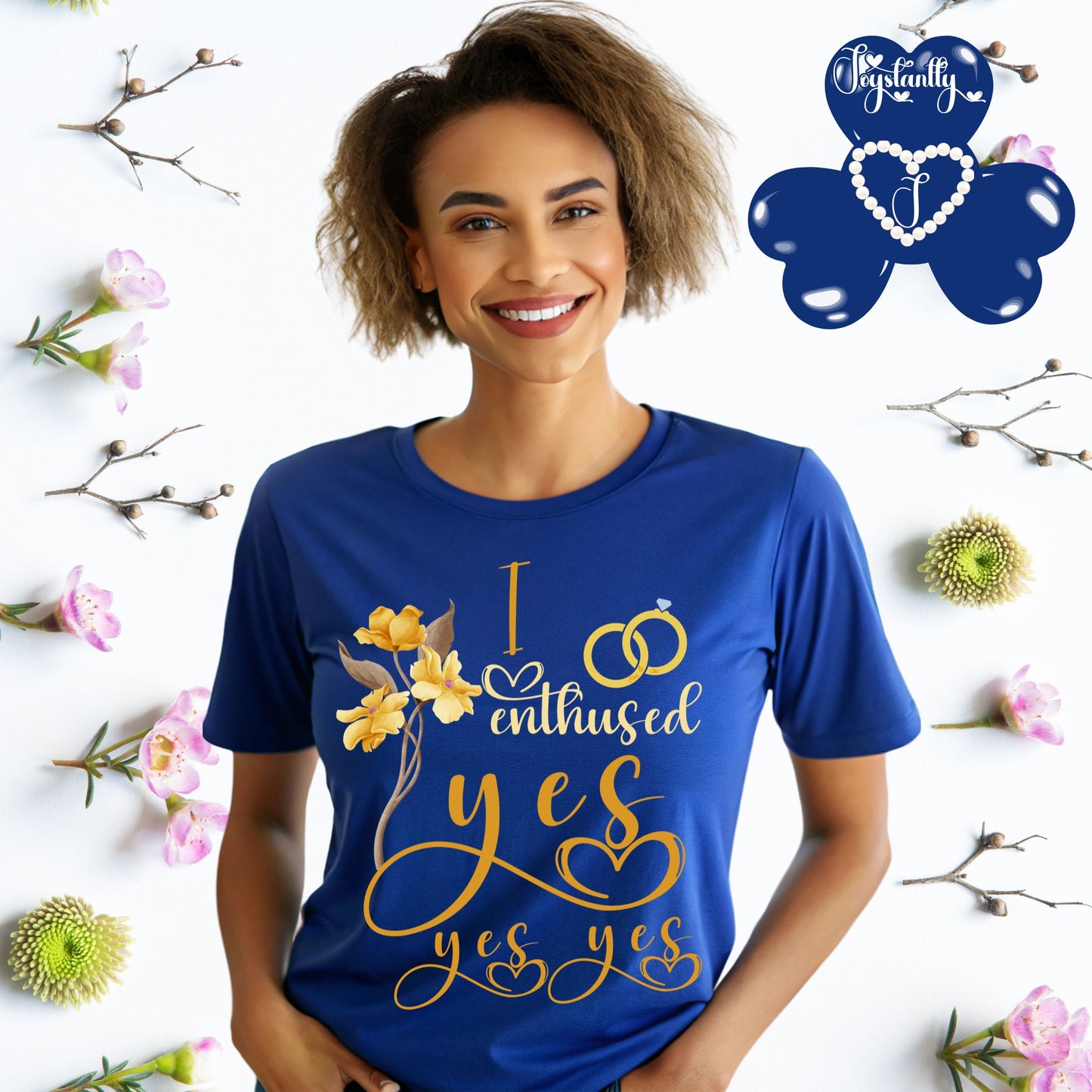 Bridal Shower Royal Blue T-shirt