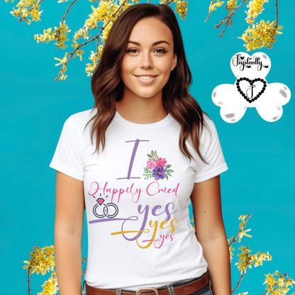 Bridal Shower White T-shirt