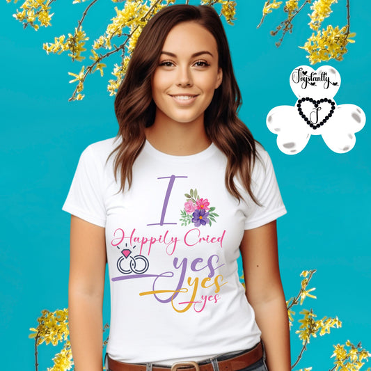 Bridal Shower White T-shirt