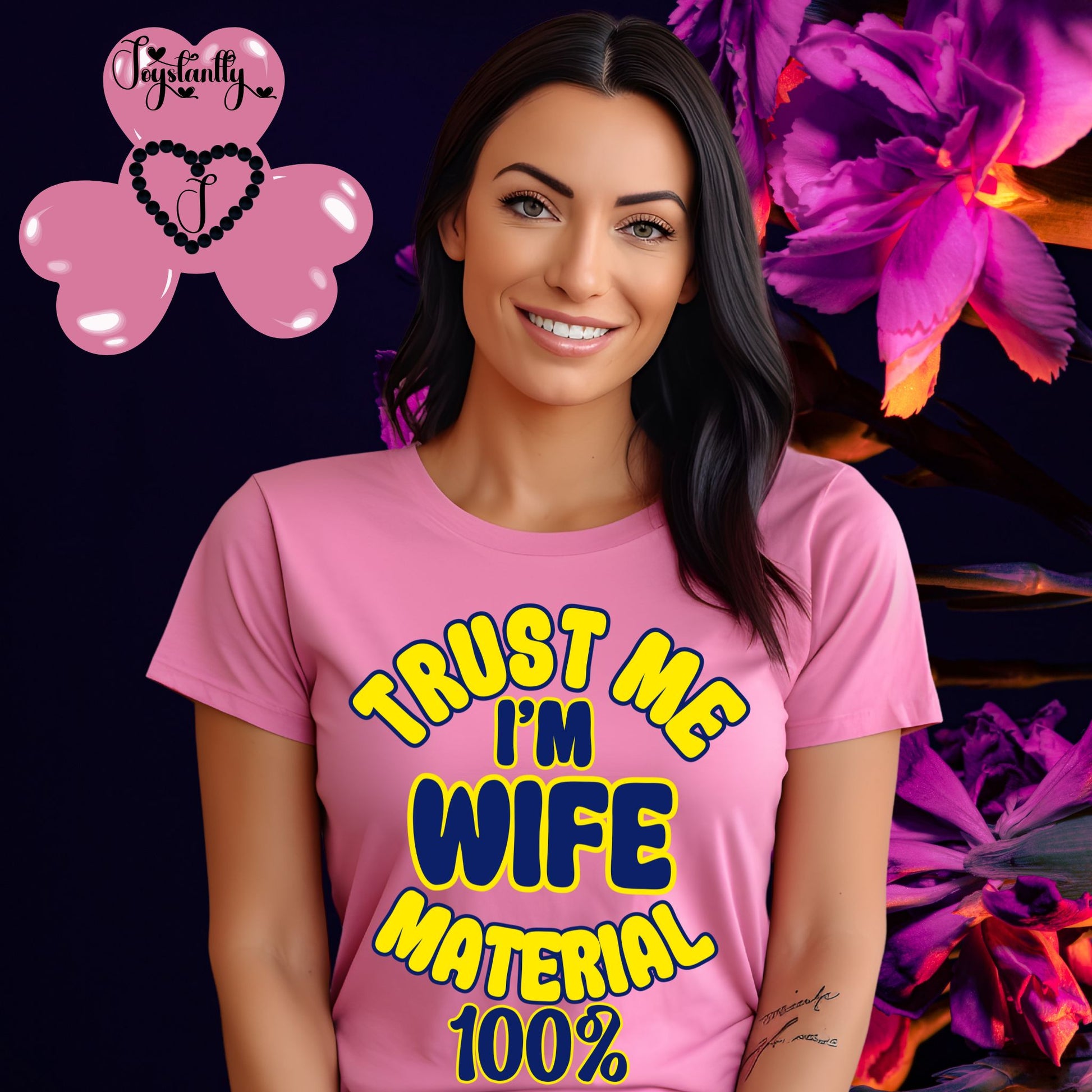 Azalea Pink T-shirt. Funny T-shirt for Engagement Party.