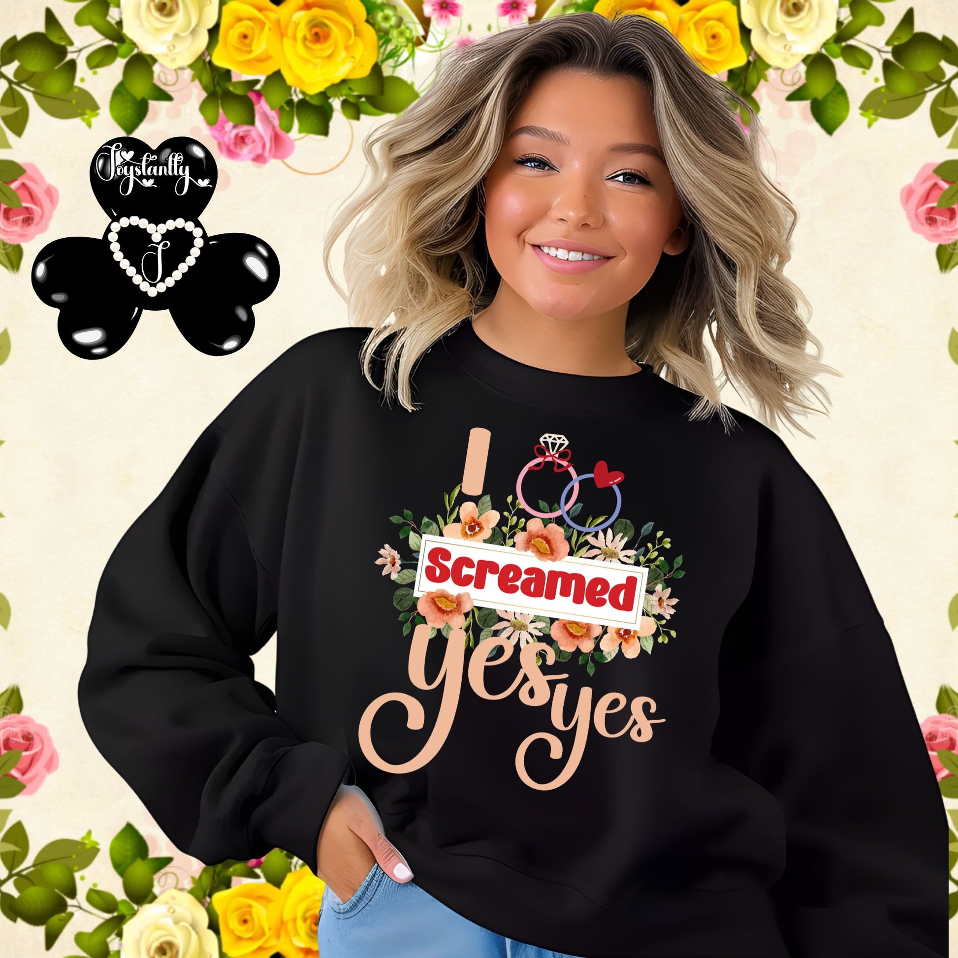 Bachelorette Party Black Sweatshirt