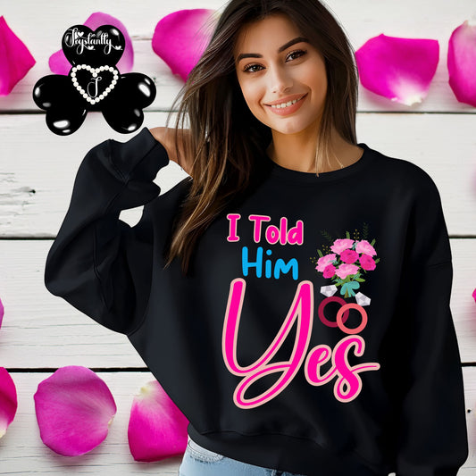 Bachelorette Party Black Sweatshirt