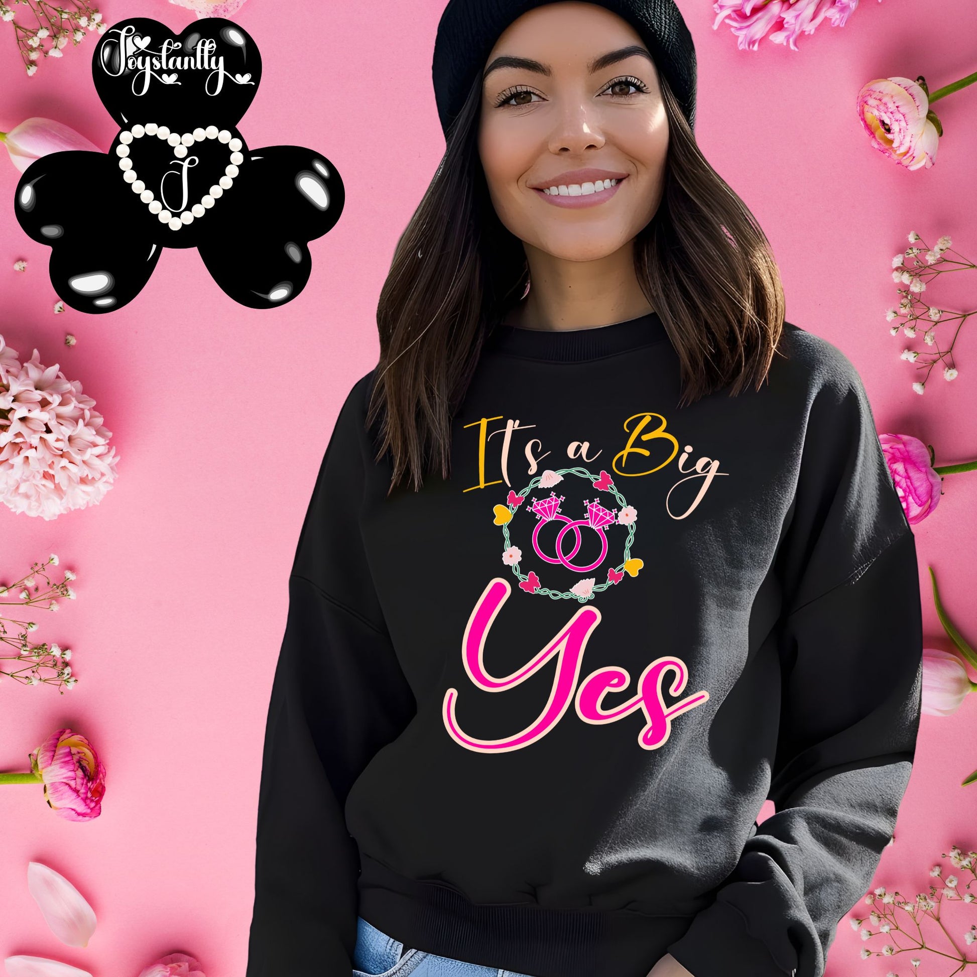 Bachelorette Party Black Sweatshirt