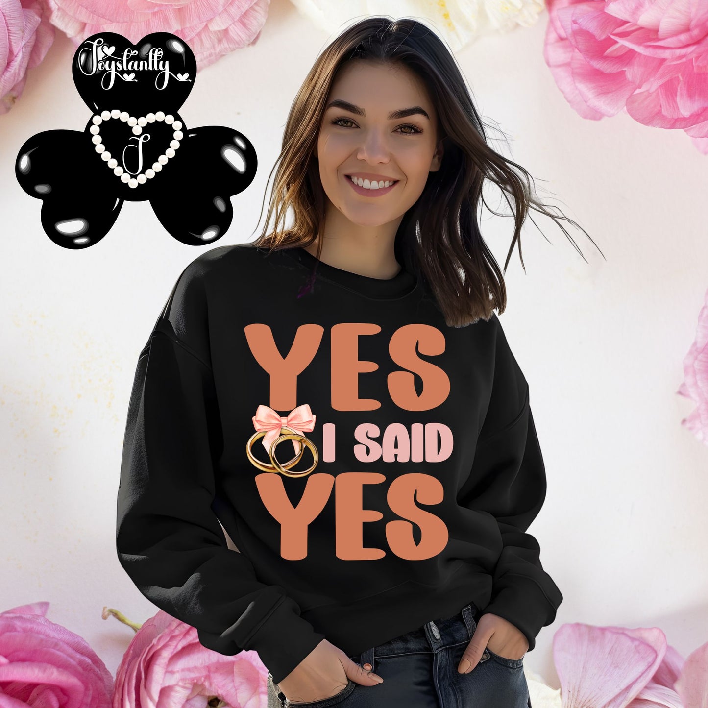 Bachelorette Party Black Sweatshirt