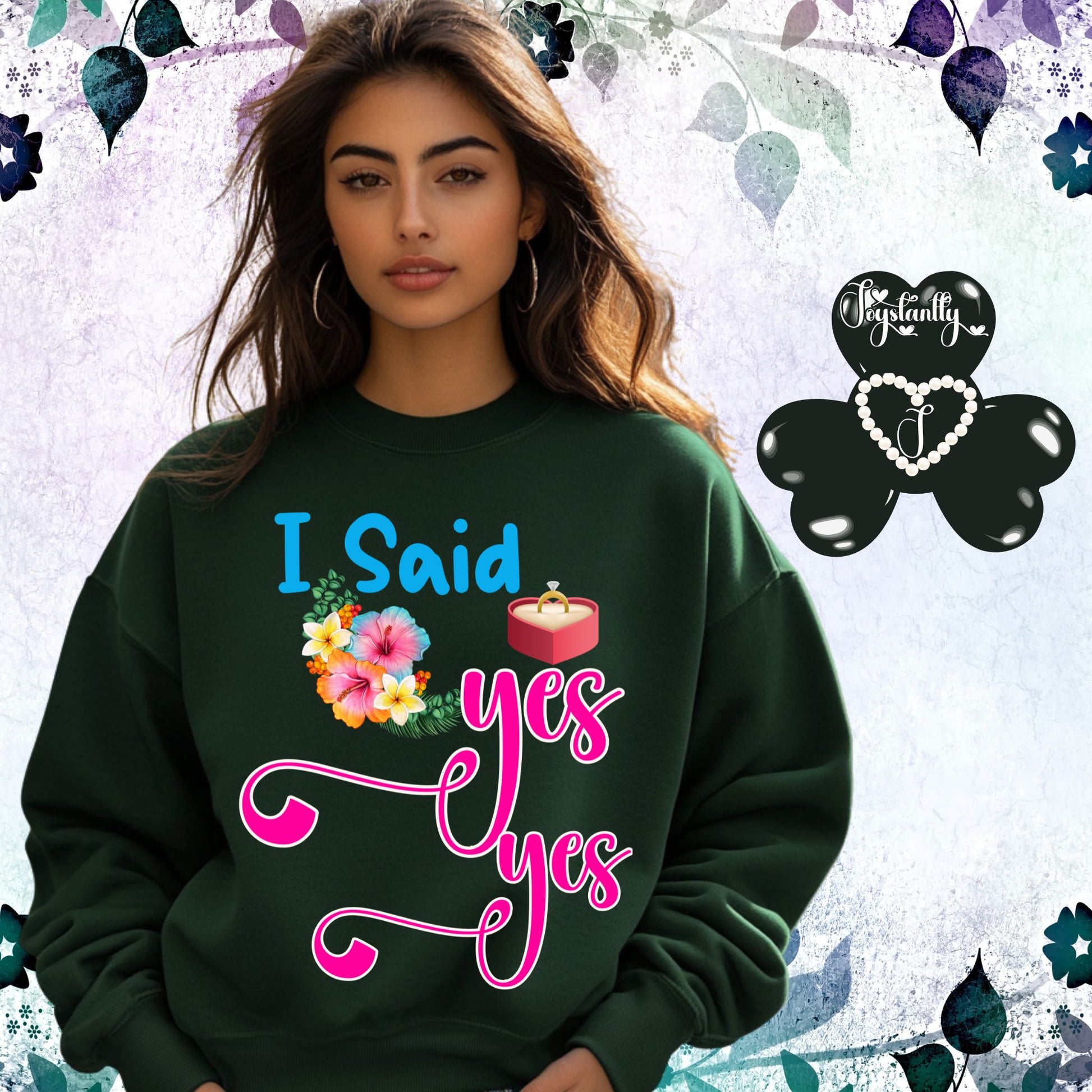 Bachelorette Party Forest Green Sweatshirt